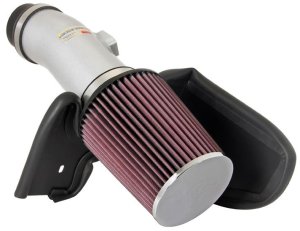 Honda Accord Performance Air Intake - K&N Engineering - Typhoon Short Ram - Silver - `08-`12